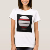 T-Shirt Femme Icône Droïde Rouge Et Blanc (Devant)