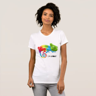 T-shirt femme I'm Unique Chameleon - Vibrant
