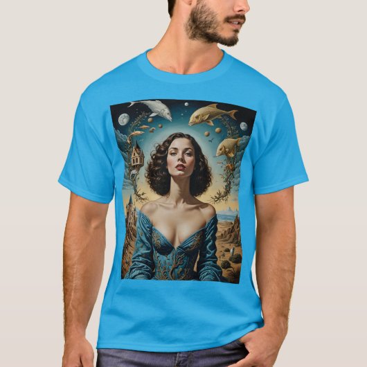 T-shirt Femme Imaginaire surréaliste (Devant)