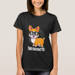 T-shirt Femme Incorgnito Corgi Chemise Pour Enfants Hommes