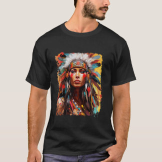 T-shirt femme indienne