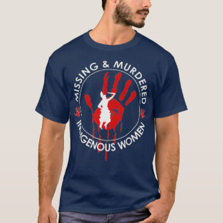 T-shirt Femme Indigène Disparue Et Assassinée