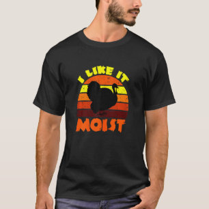 T-shirt Femme J'Aime Il Moist Thanksgiving Dîner Pour F