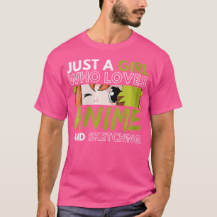 T-shirt Femme Japonaise Manga Kawaii Artiste Girls Gift Sk