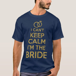 T-shirt Femme Je ne peux pas garder le calme Je suis la T-