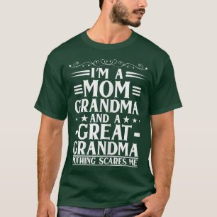 T-shirt Femme Je suis maman grand-mère et grand-mère Nothi