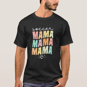 T-shirt Femme Jolie Fier Football Mama Maman Pour Femmes R