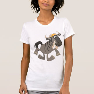 T-shirt femme jote Cartoon Tap Dancing Wildebeest