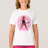 T-shirt Femme Jouant de la guitare (Devant)