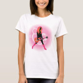 T-shirt Femme Jouant de la guitare (Devant)