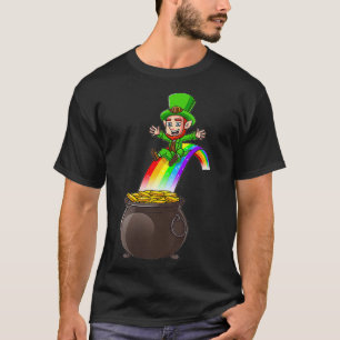 T-shirt Femme Jour de la Saint Patrick Irlandais Leprechau
