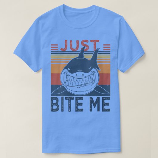 T-shirt Femme juste mordre MeFunny Cool de pêche requin VN (Design devant)