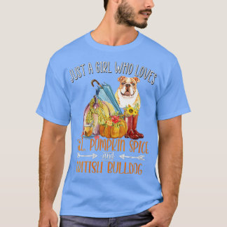 T-shirt Femme Juste Une Fille Qui Aime Chute Citrouille Ép