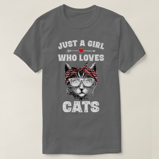 T-shirt Femme Juste Une Fille Qui Aime Les Chats Mignonne (Design devant)