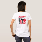 T-shirt Femme karaté (Dos entier)