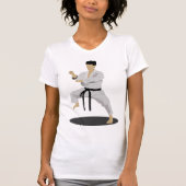 T-shirt femme Karate Pose (Devant)