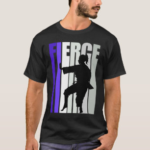 T-shirt Femme Karate Rose Fierce Anniversaire Coach Concou
