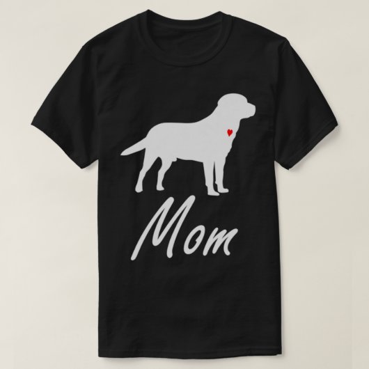T-shirt Femme Labrador Retriever Lab Chien Mère Maman (Design devant)