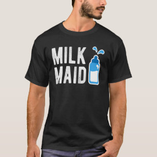 T-shirt Femme Lait Maid New Maman Nouveau Maman Pour