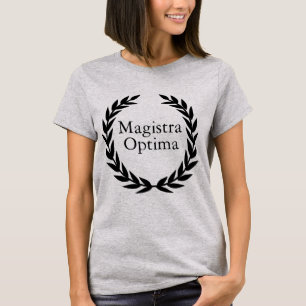 T-shirt femme latino-américaine Magistra Optima