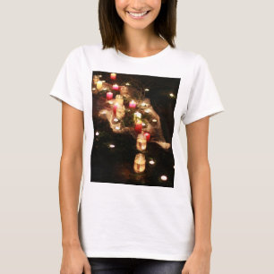 T-shirt femme lelight aux chandelles - personnalis