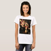 T-shirt femme lelight aux chandelles - personnalis (Devant entier)