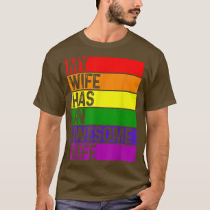T-shirt Femme lesbienne drôle LGBTQ Mois Gay pride Rainbow