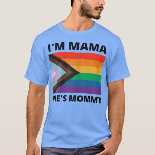 T-shirt Femme Lesbienne Maman Cadeaux Gay pride Je suis ma