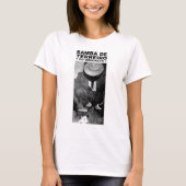 T-shirt femme - Lettres noires (Devant)