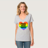 T-shirt Femme Libérer Maman Hugs LGBT  (Devant entier)