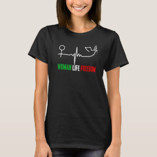 T-shirt Femme Liberté de vie Zan Zendegi Azadi Femmes Vie