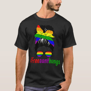 T-shirt Femme Libre Tante Hugs Gay pride LGBTQ Mois