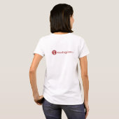 T-shirt femme Lines (couleurs blanches et claires) (Dos entier)