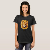 T-shirt Femme Lion Leo Head DNF (Devant entier)