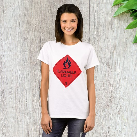 T-shirt femme liquide inflammable