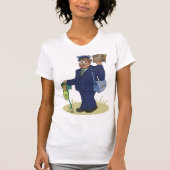 T-shirt femme livreur de postie (Devant)