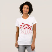 T-shirt femme "Love Sticker Vibes" (Devant entier)
