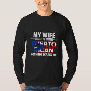 T-shirt Femme Ma Femme Est Puerto Rico Porto Rico