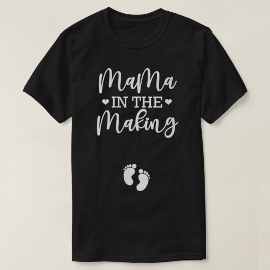 T-shirt Femme Mama En Train De Faire Faire-part De Grosses (Design devant)