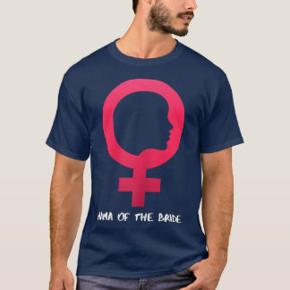 T-shirt Femme Mama Of The Bride Mothers Day 1436