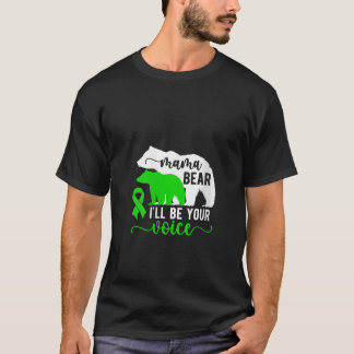 T-shirt Femme Mama Porte Cérébral Mère De Cérébrale Mère D