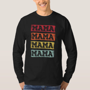 T-shirt Femme Mama Rétro Mère's Day tenue Vintage Maman