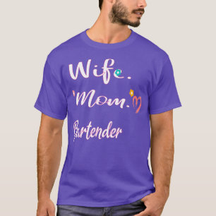 T-shirt Femme Maman Bartender 1