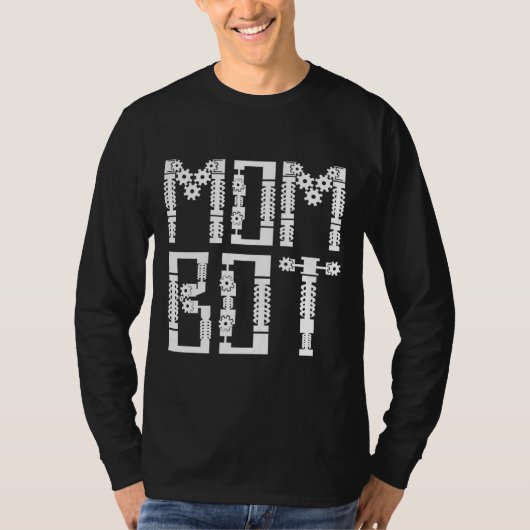 T-shirt Femme Maman Bot Robot Robotique IA Engineer (Devant)