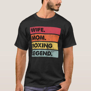 T-shirt Femme Maman Boxer Légende Drôle Boxer Mère Femmes 