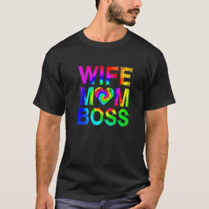 T-shirt Femme Maman Chef de la direction Propriétaire d'en