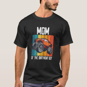 T-shirt Femme Maman De L'Anniversaire Pères Garçon Monster