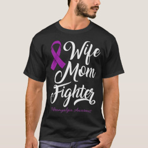 T-shirt Femme Maman Fibromyalgie Sensibilisation Survivant