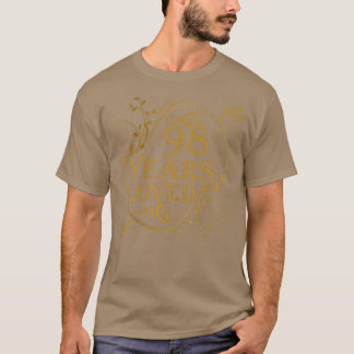 T-shirt Femme Maman grand-mère 98e anniversaire aimée 98 a