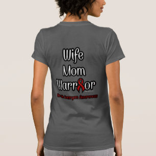 T-shirt Femme/Maman/Guerrière...Aneurysme cérébral